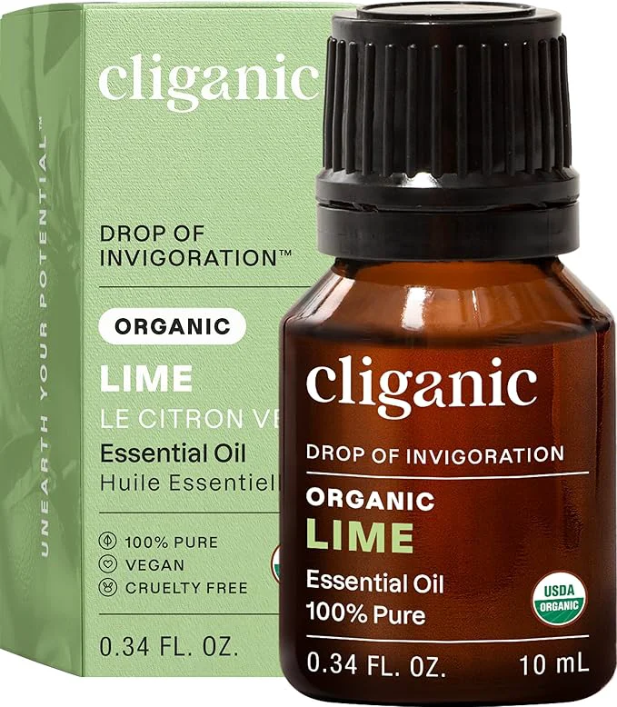 Fast Cliganic Organic Lime Essential Oil Healthy