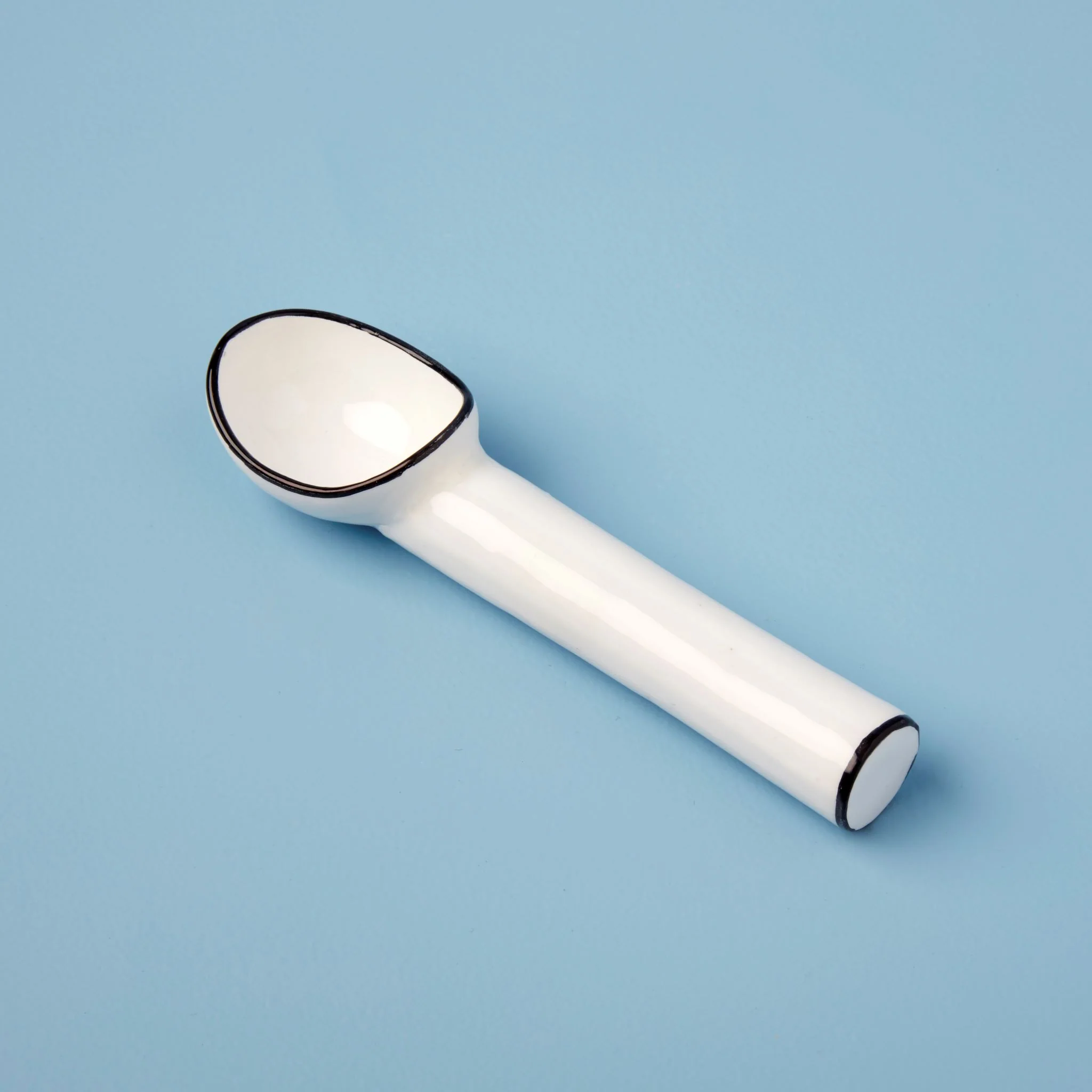 Lightweight Harlow Ice Cream Scoop White Long-Lasting