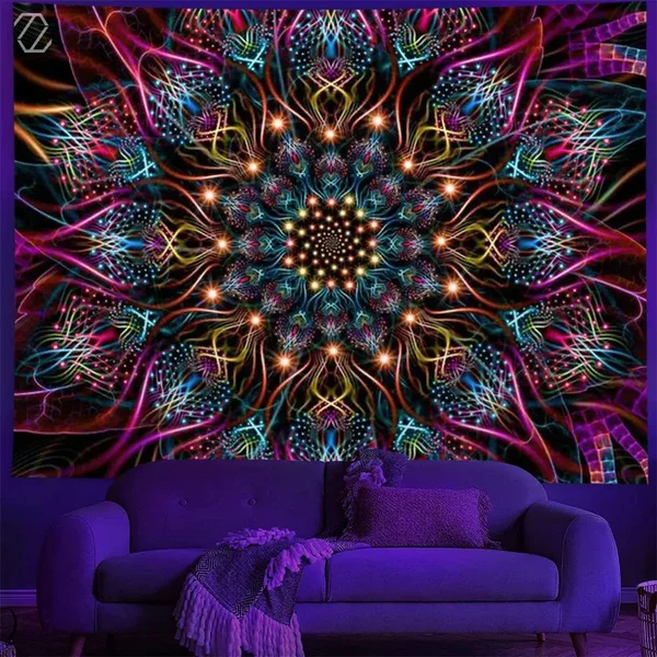 Eco-Friendly Psychedelic Tapestry Innovative