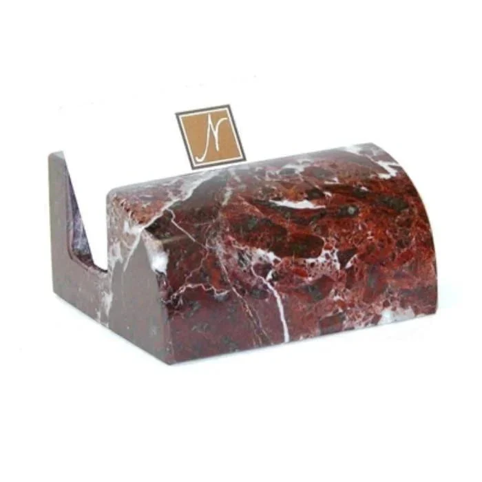 World-Class Business Card Stand of Rosa Lavonte Marble Safe