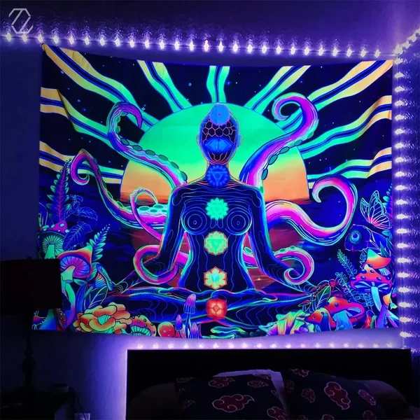 User-Friendly Meditation Seven Chakra Tapestry First-Class