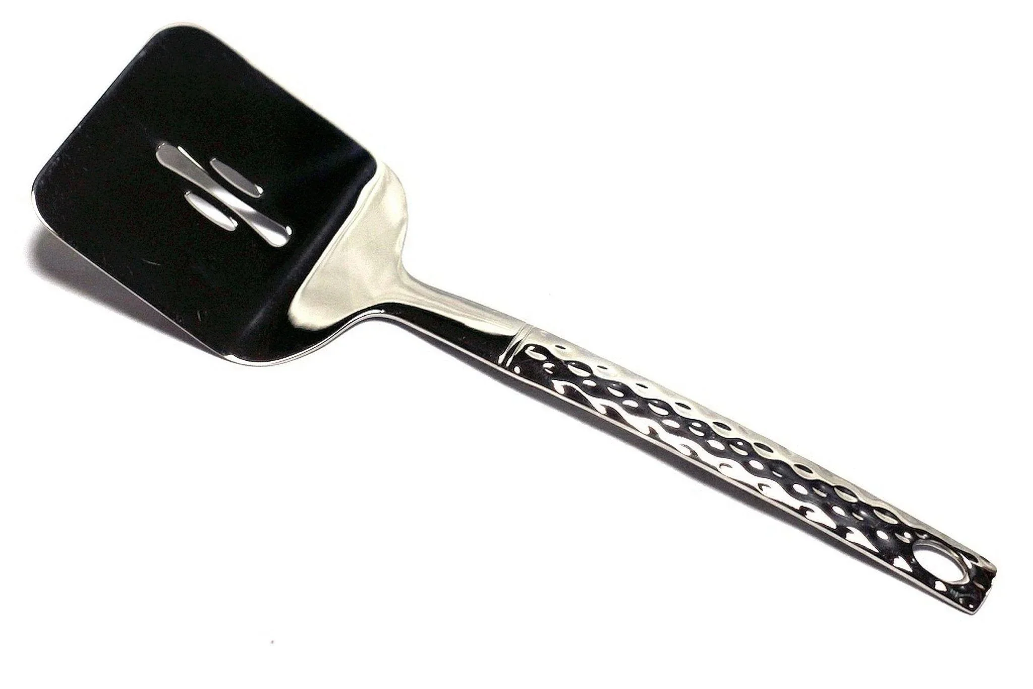 Trusted Spatula Cake Server with Hammered Design Handle Fine