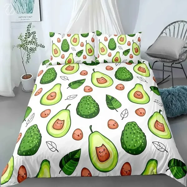 Natural Avocado Duvet Cover Organic