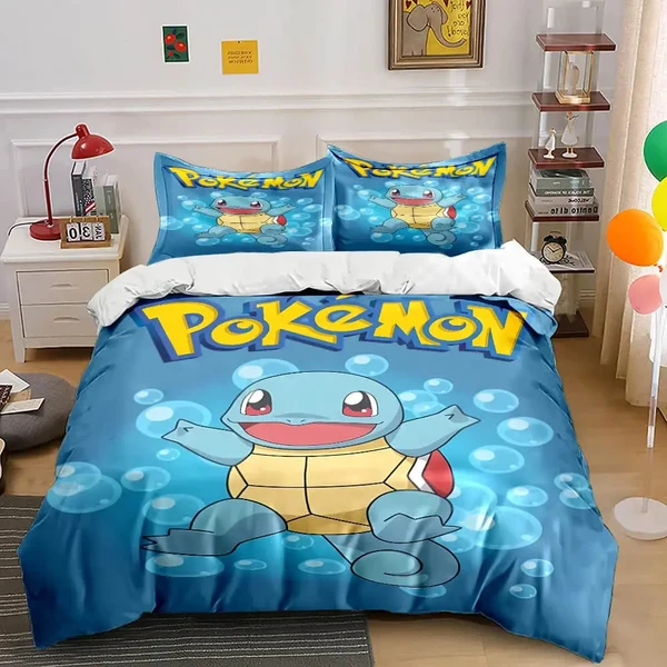 Exceptional Squirtle Pokemon Duvet Cover Premium Material