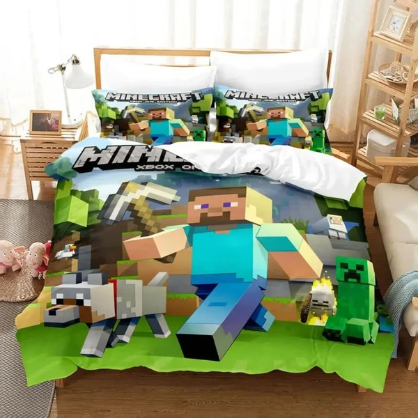 Minimalist Minecraft Duvet Cover Official