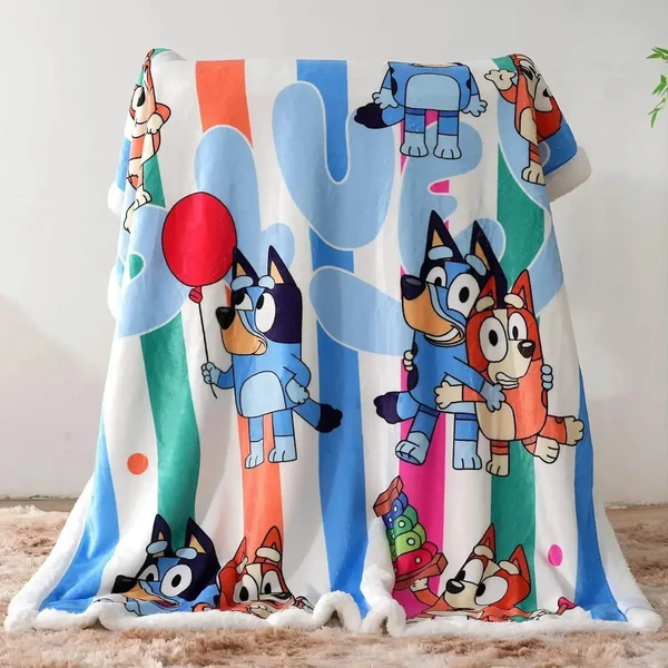 Secure Bluey Throw Blanket Exclusive
