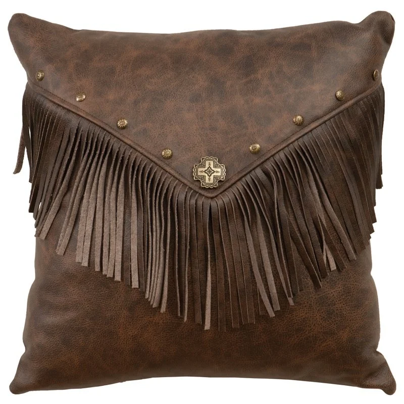 Proven Alamosa Leather Pillow 16x16 Dependable