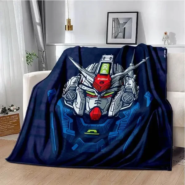 Superior Gundam Cartoon Anime Throw Blanket Long-Lasting