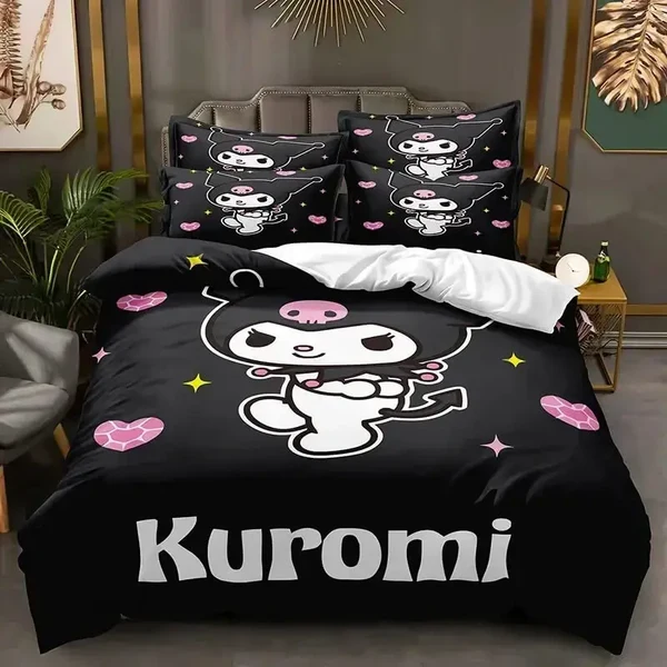Authentic Kuromi Doona Cover Green