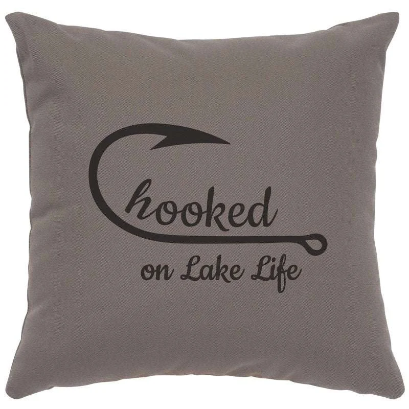 Excellent quot Hooked quot Image Pillow 16x16 Elegant