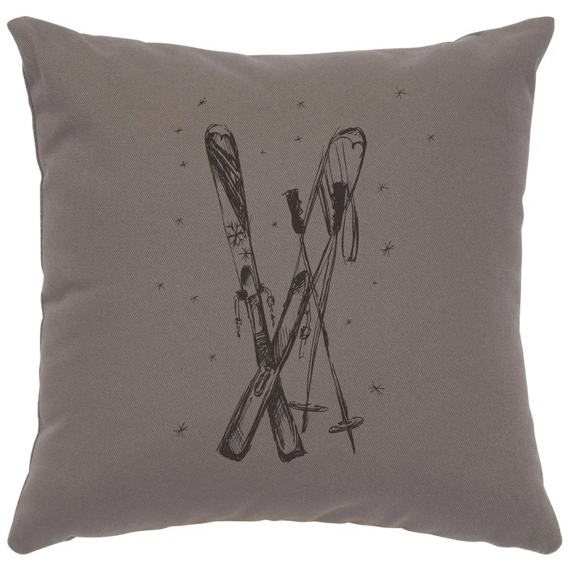 Trendy quot Ski 39 s quot Image Pillow 16x16 Fashionable