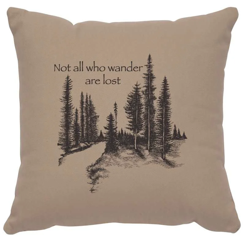 Modern quot Wander quot Image Pillow 16x16 Specialty