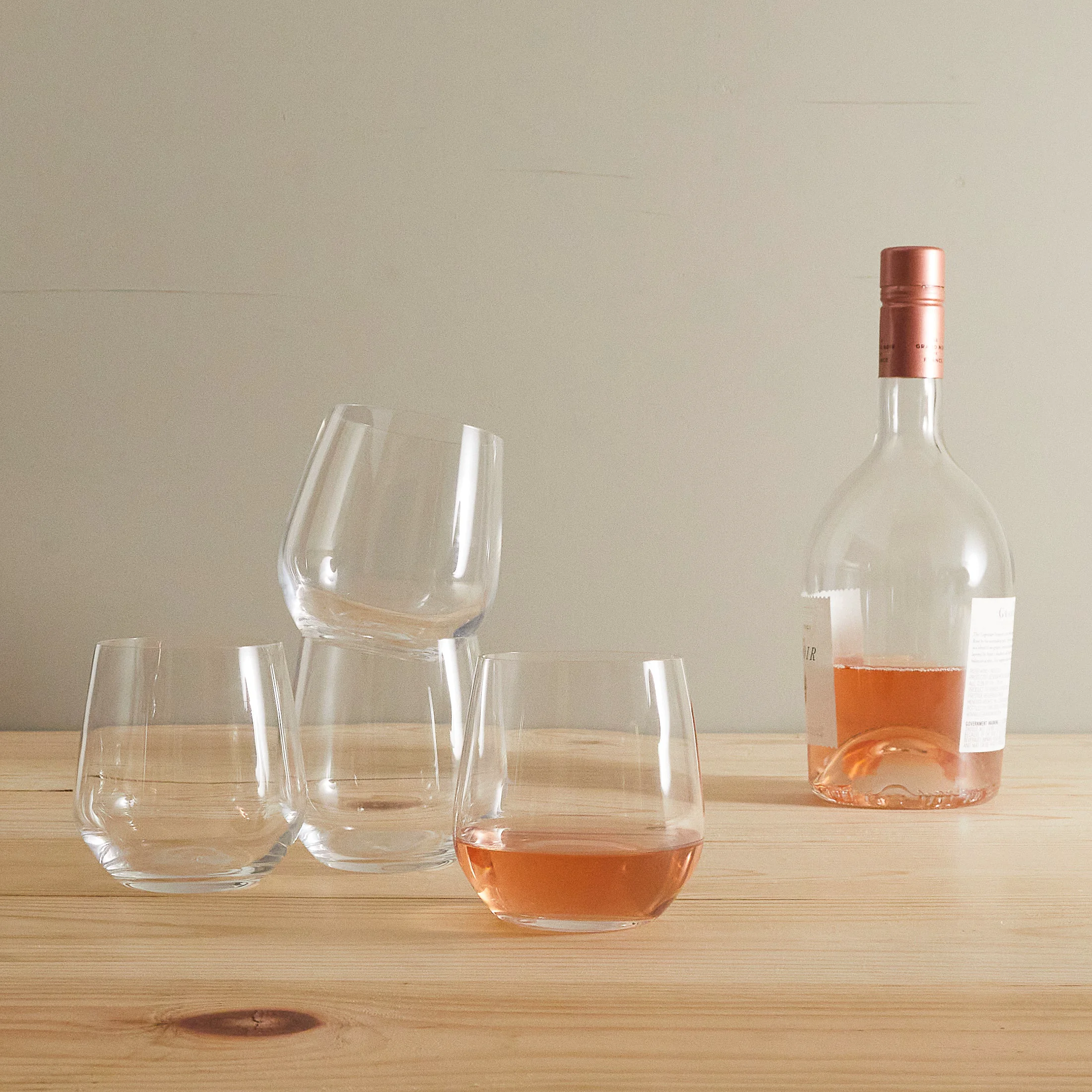 Professional Aria Stemless Glass Set of 6 Eco-Friendly
