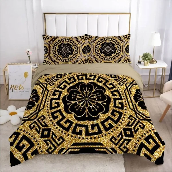 Innovative Bohemian Golden Luxury Duvet Cover Artisan