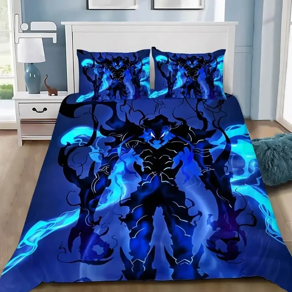 Specialty Anime Solo Leveling Beru Shadow Duvet Cover Solid