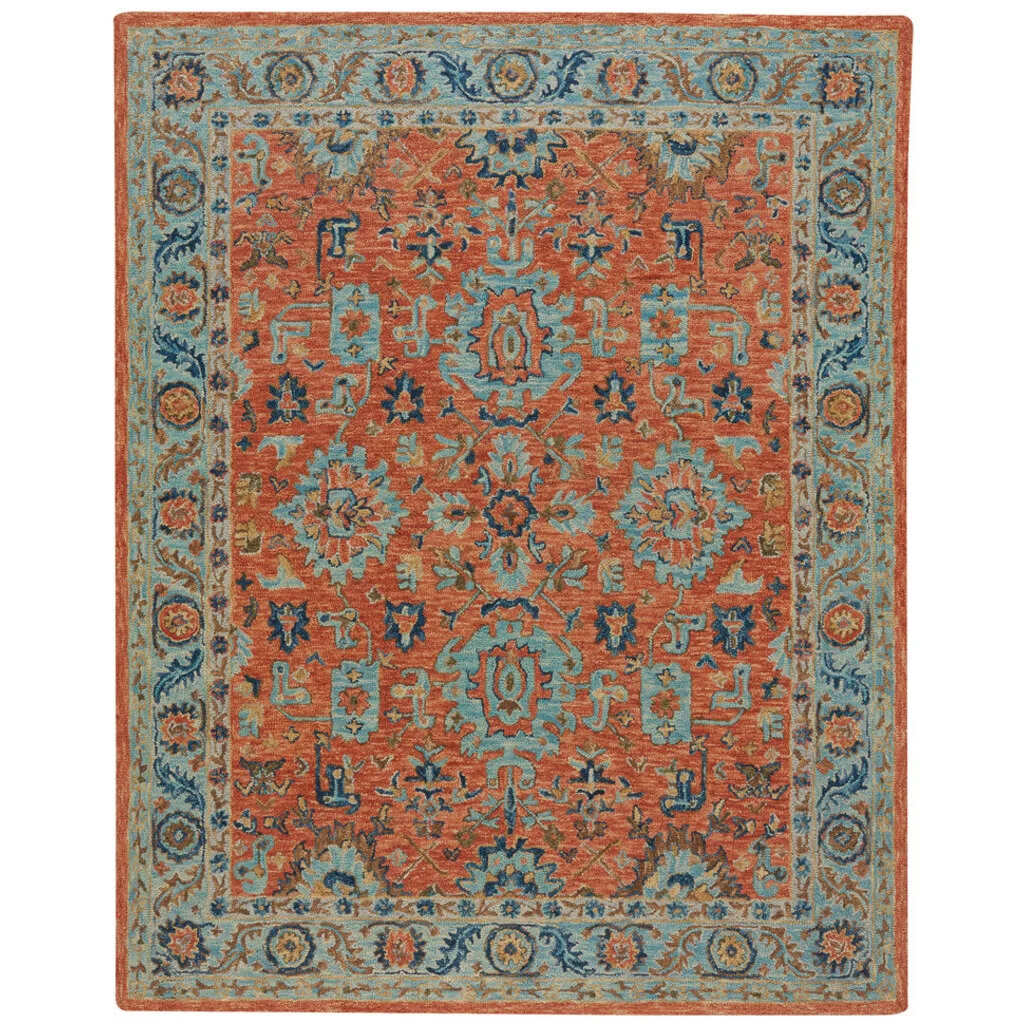 Expertly Made Avanti Rug – Avondale Terra Blue Enhanced