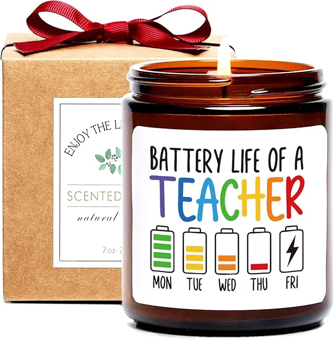 Durable Teacher Candle Gifts for Women Men Optimized