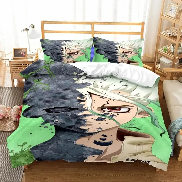Refined Anime Dr.Stone Senku Ishigami Bedding Set Verified