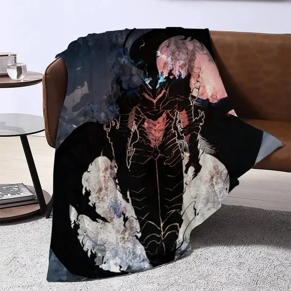 Smart Solo Leveling Beru Shadow Throw Blanket Functional