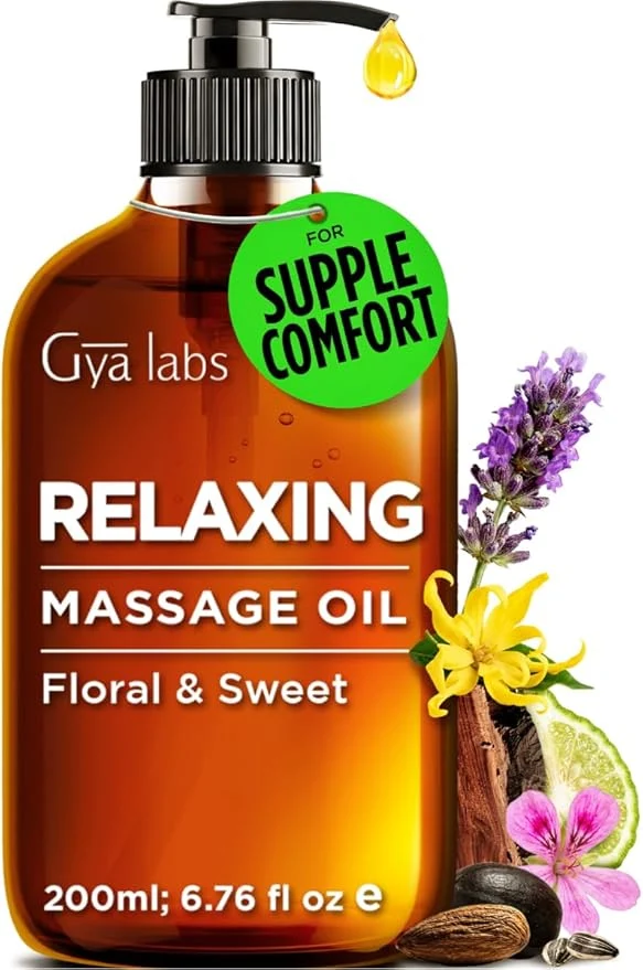Enhanced Gya Labs Relaxing Massage Oil Classic