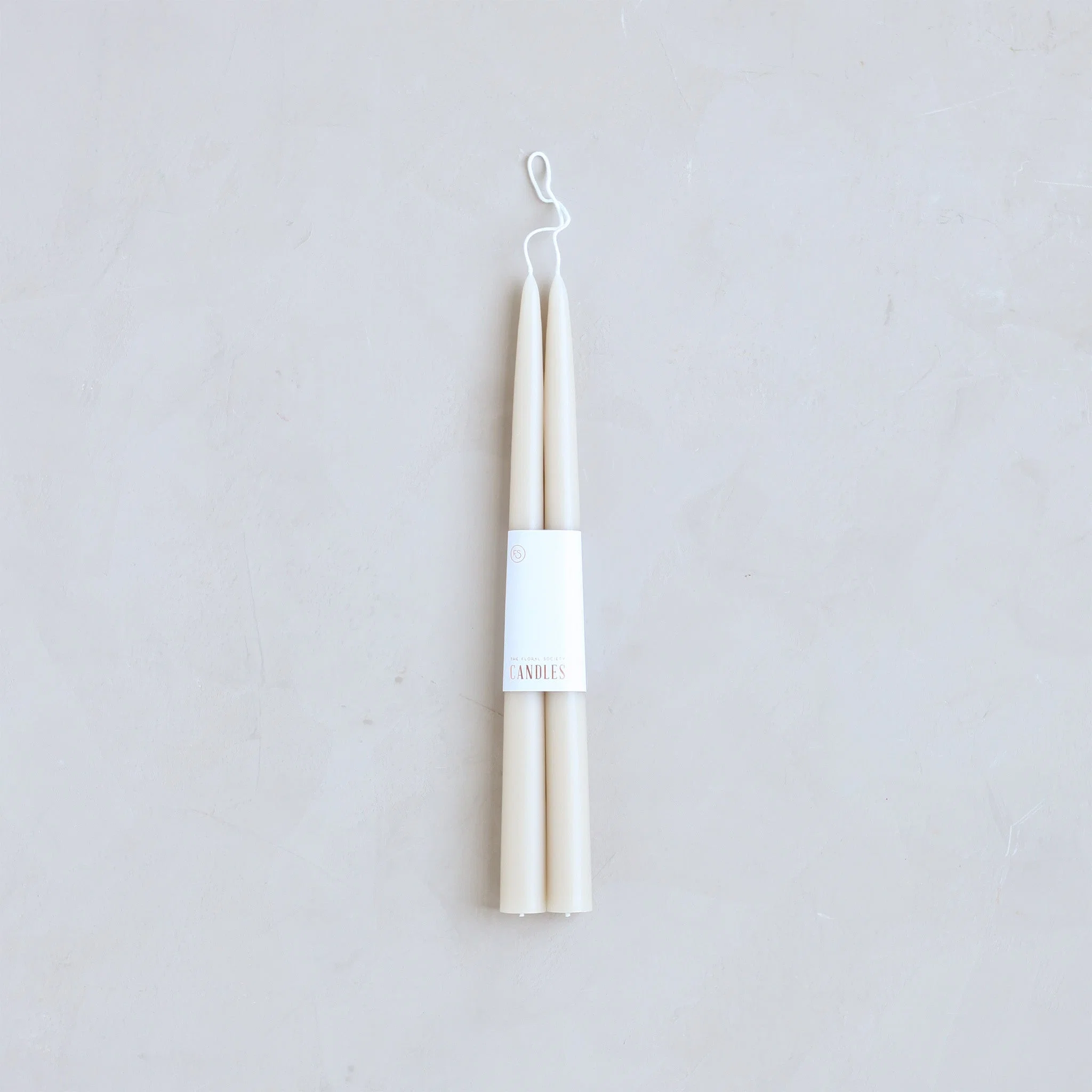 Stylish Classic Taper Candle Set of 2 Parchment Powerful
