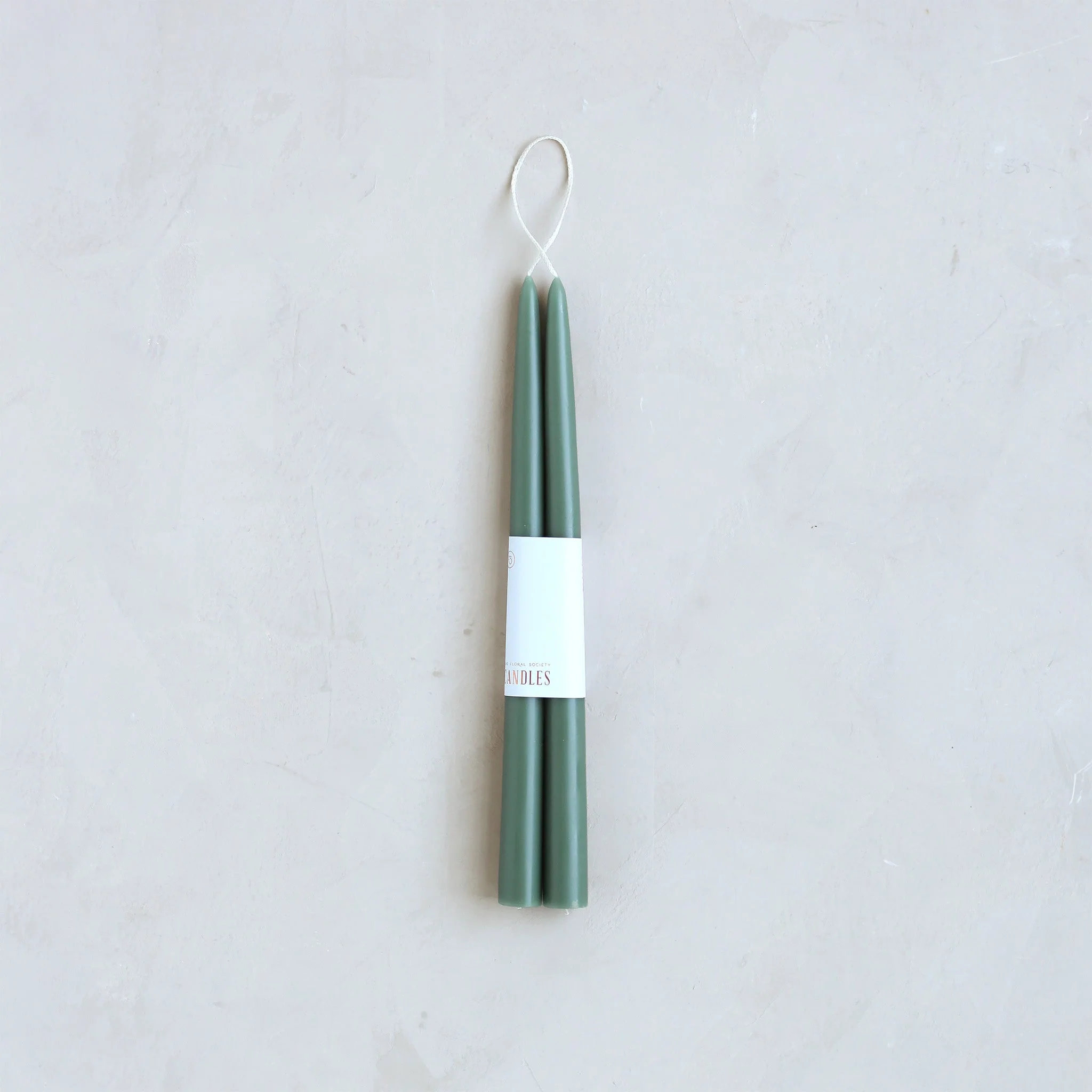 Smart Classic Taper Candle Set of 2 Moss Easy-to-Use