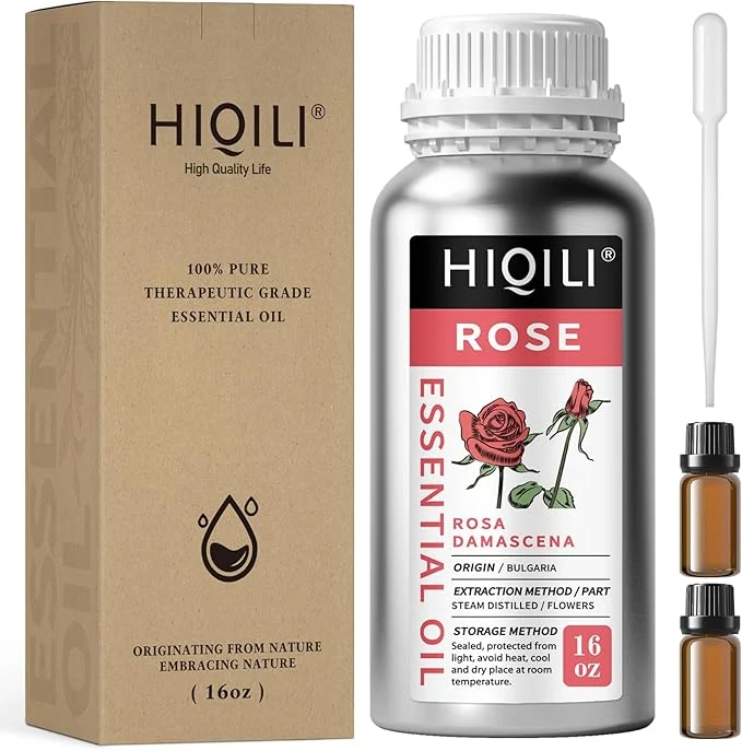 Reliable HIQILI Rose Essential Oil for Diffuser Perfume Candle Making Premium Material