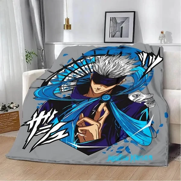 Artisan Anime Jujutsu Kaisen Gojo Throw Blanket High-Performance