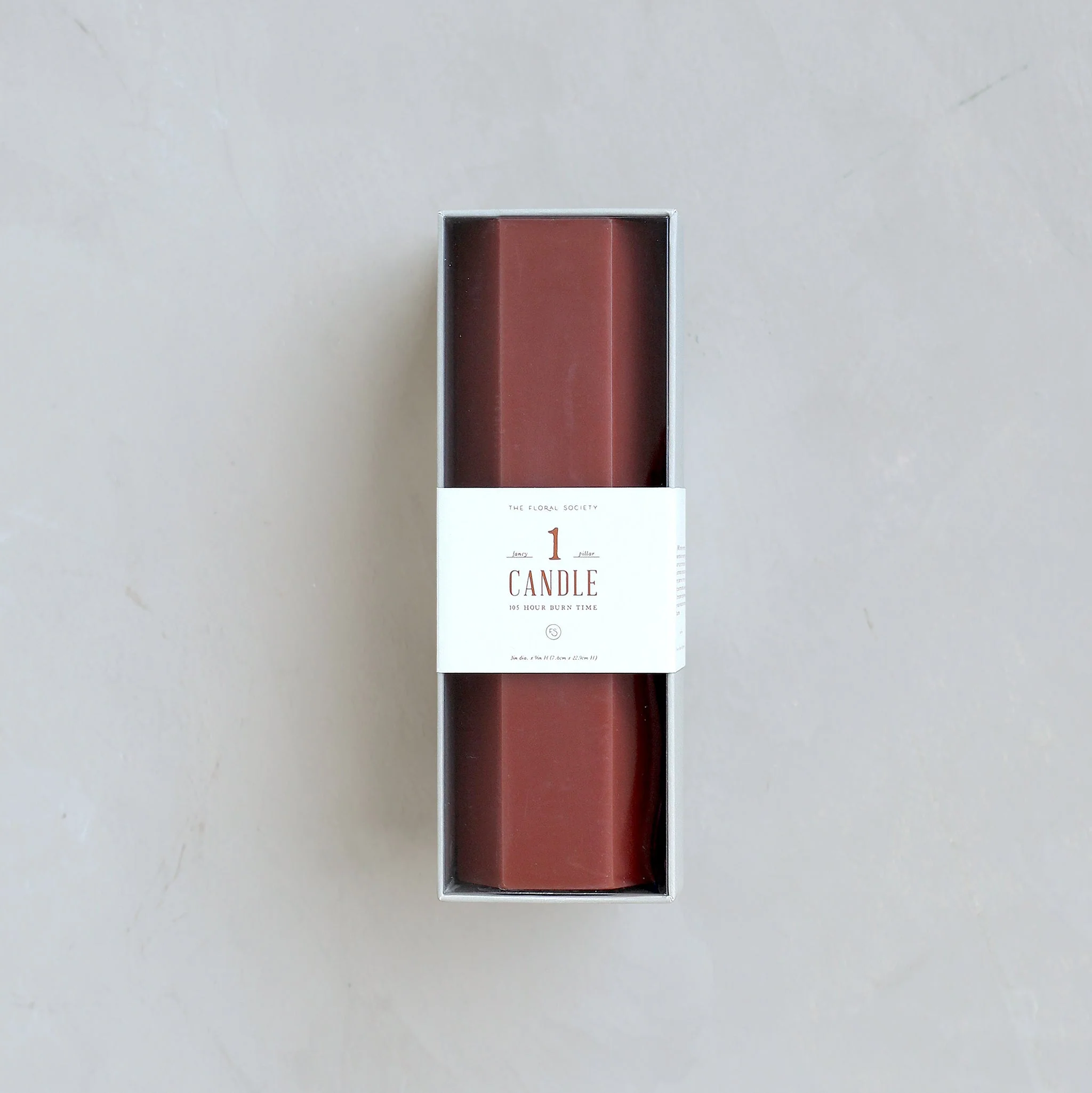 Comfortable Hexagon Pillar Candle Clay High-Grade