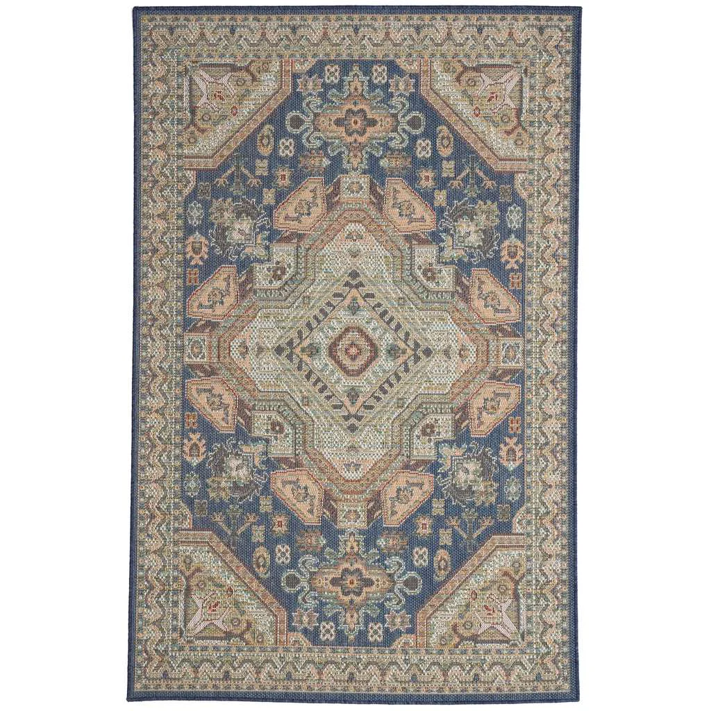 Smart Captiva Rug – Tabriz Navy Fine Crafted
