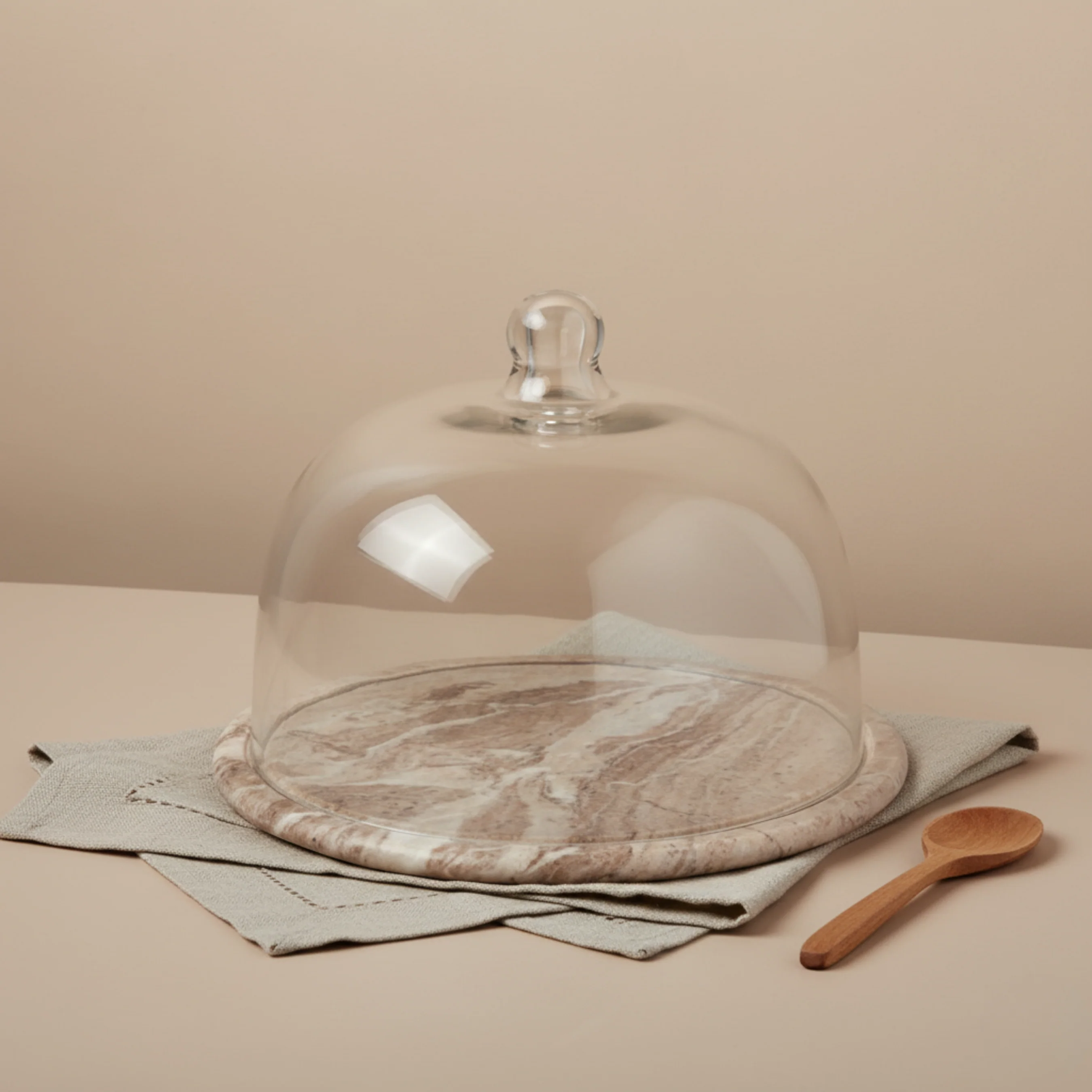 Trusted Waterfall Marble Glass Cloche Optimized