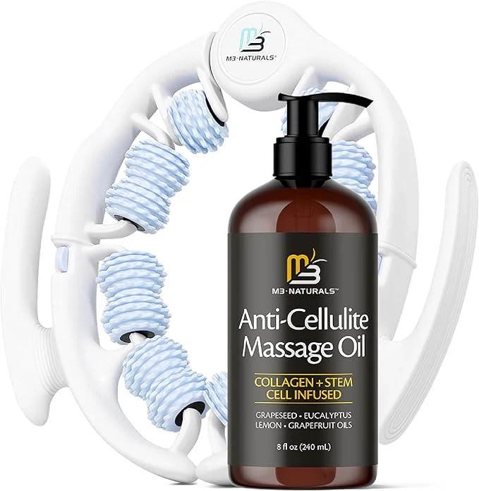 Carefully Designed Anti Cellulite Oil and Lymphatic Drainage Massager Kit Fascia Blaster Long-Lasting
