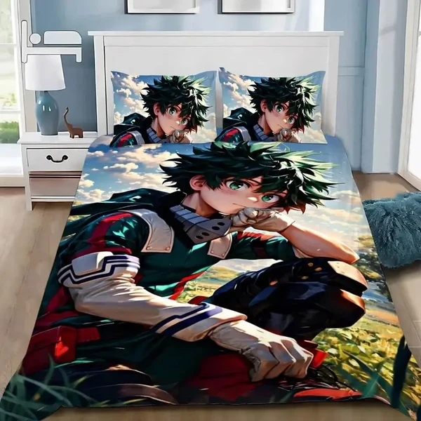 Modern Anime My Hero Academia Izuku Midoriya Duvet Cover Pure