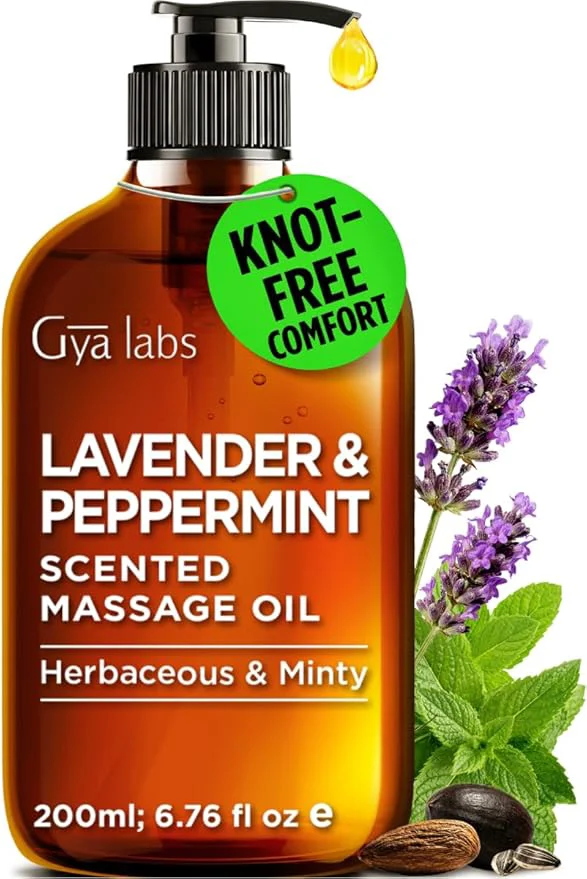 High-Performance Gya Labs Lavender Peppermint Massage Oil Classic