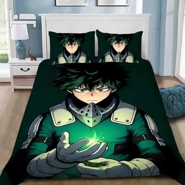 Durable Anime My Hero Academia Izuku Midoriya Duvet Cover Safe