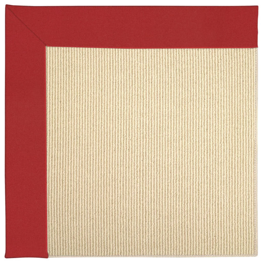 Contemporary Creative Concepts Rug – Beach Sisal Canvas Jockey Red High-Grade