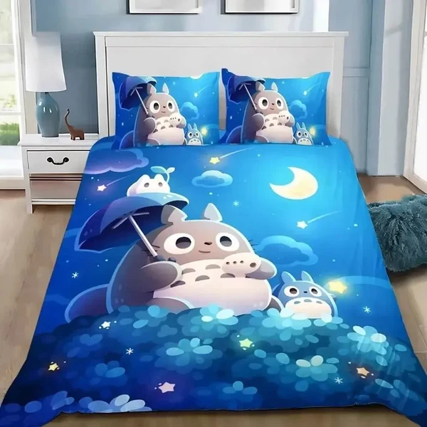 Convenient Happy Totoro Doona Cover Certified