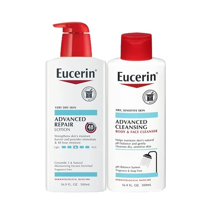 Superior Eucerin Advanced Repair Unscented Body Lotion Fast