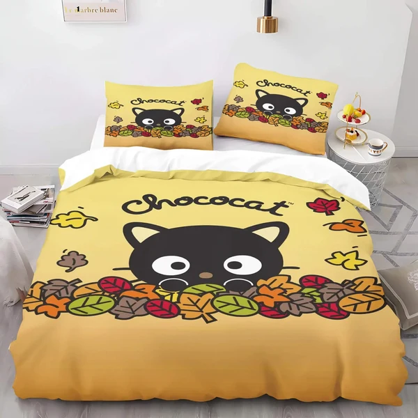 Enhanced CHOCO CAT Doona Cover Secure