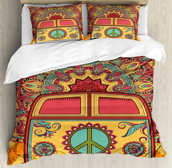 Professional Hippie Quilt Cover Carefully Designed