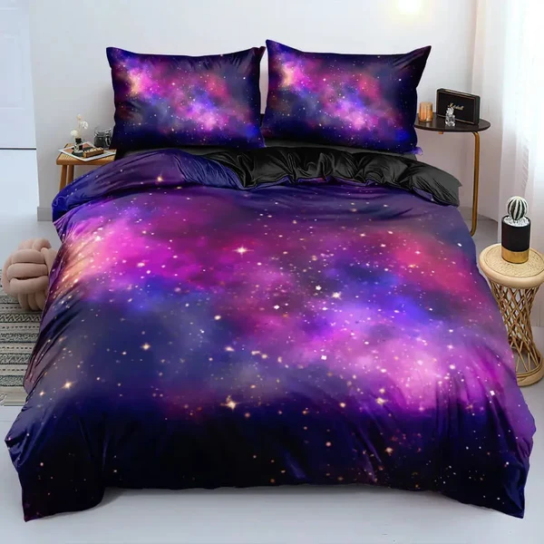 Fashionable Starry Sky Universe Quilt Cover Artisan