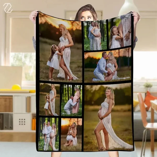 User-Friendly Custom Design Personalised Throw Blanket Easy-to-Use