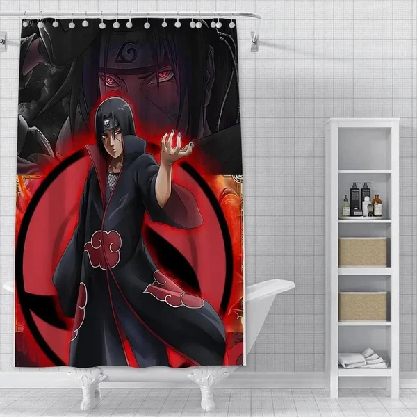 Sophisticated Itachi Uchiha Shower Curtain High-End