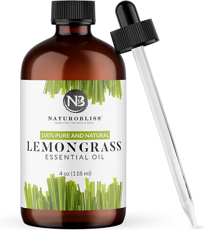 Comfortable NaturoBliss Pure Lemongrass Essential Oil Therapeutic Grade Premium Quality Flexible