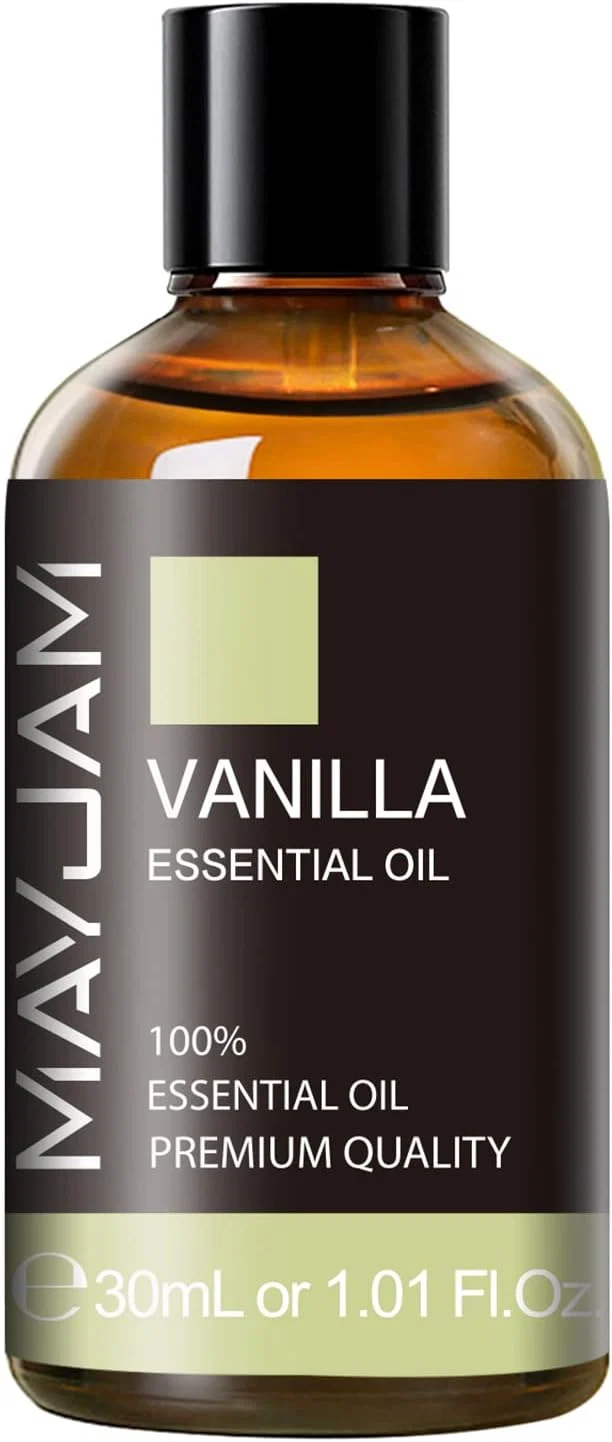 Carefully Designed Vanilla Essential Oil 30ml 1.01fl.oz MAYJAM Premium Vanilla Oils Consistent