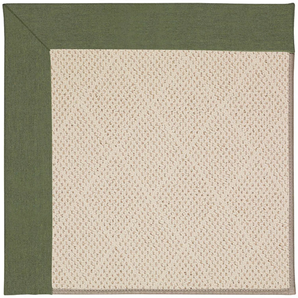 High-End Creative Concepts Rug – White Wicker Canvas Fern Top-Quality