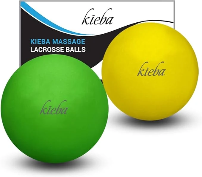 Premium Kieba Massage Lacrosse Balls for Myofascial Release Trigger Point Therapy Elite