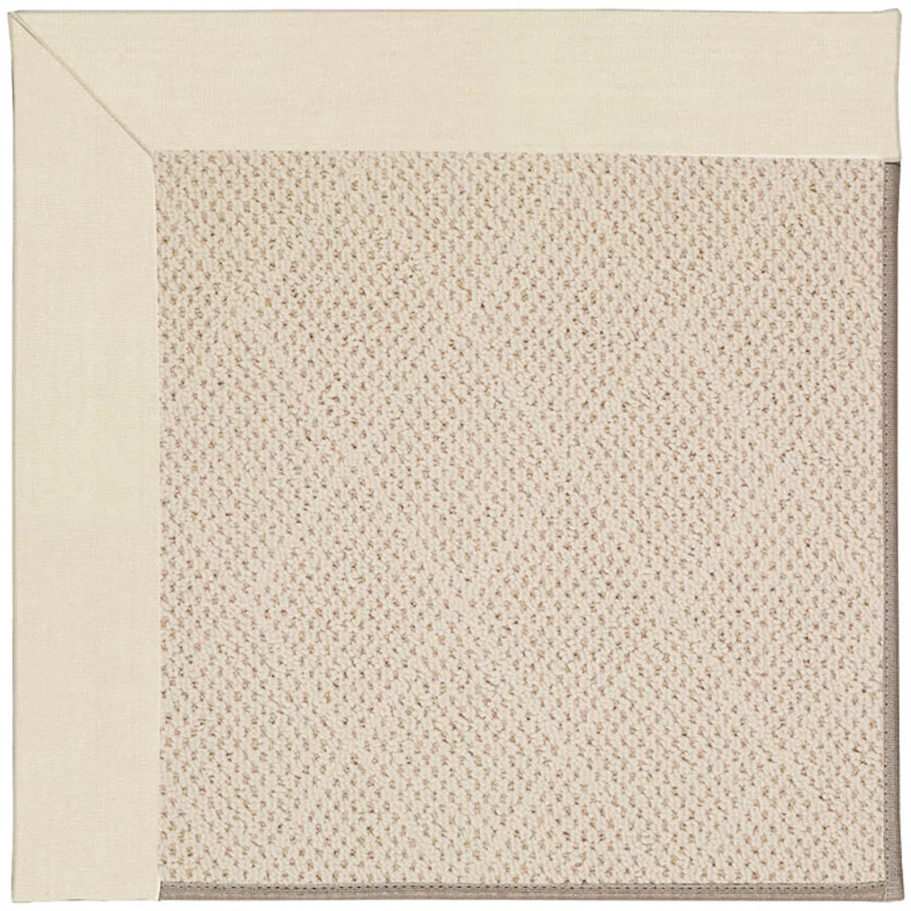 Healthy Creative Concepts Rug – White Wicker Canvas Sand Contemporary