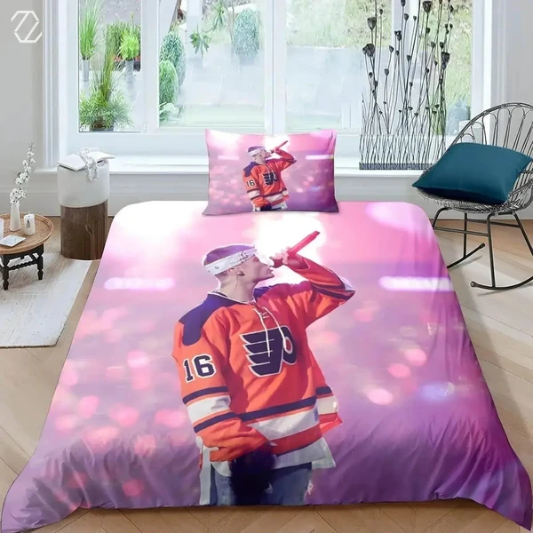 Unique Justin Bieber Quilt Cover Reusable