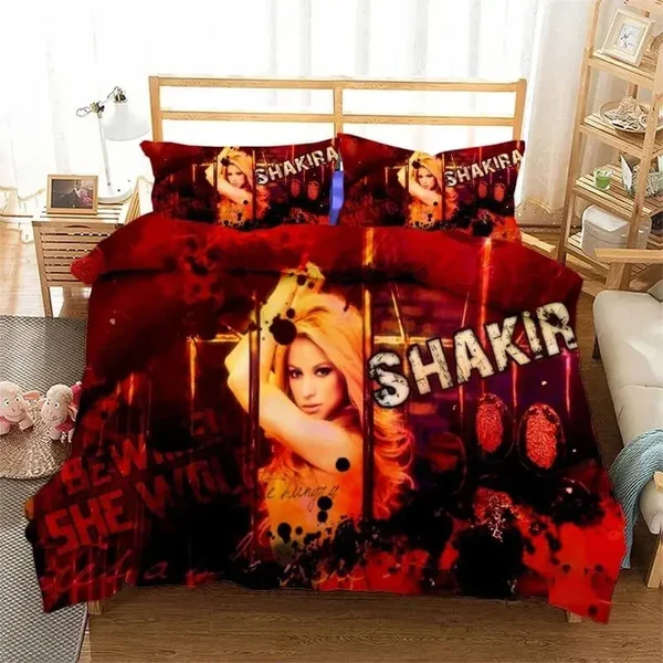 Professional Shakira 3D Quilt Cover High-End
